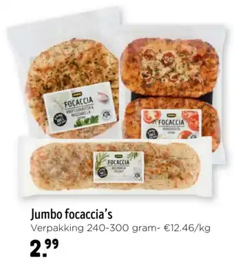 Jumbo Jumbo focaccia's aanbieding