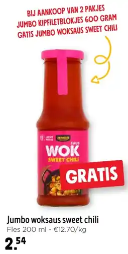 Jumbo Jumbo woksaus sweet chili aanbieding