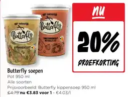 Jumbo Butterfly soepen aanbieding