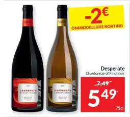 Intermarché Desperate Chardonnay of Pinot noir aanbieding