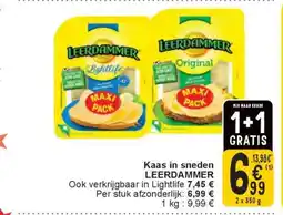 Cora LEERDAMMER Kaas in sneden aanbieding