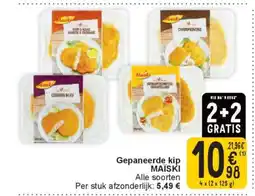 Cora Gepaneerde kip MAISKI aanbieding