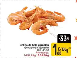 Cora Gekookte hele garnalen aanbieding