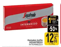 Cora Gemalen koffie SEGAFREDO Intermezzo aanbieding