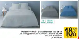 Cora Dekbedovertrek + 2 kussenslopen 65 x 65 cm aanbieding