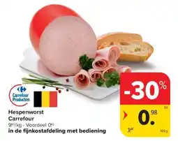 Carrefour Market Hespenworst Carrefour aanbieding