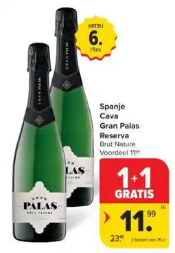 Carrefour Cava Gran Palas Reserva aanbieding