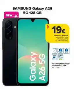 Carrefour SAMSUNG Galaxy A26 5G 128 GB aanbieding