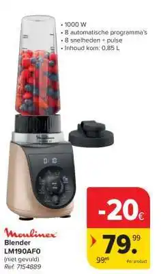 Carrefour Moulinex Blender LM190AF0 aanbieding