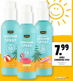 Jumbo Jumbo zonnebrand spray aanbieding