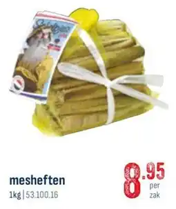 Horeca totaal Mesheften aanbieding