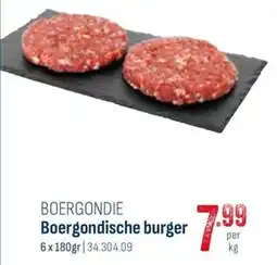 Horeca totaal Boergondie boergondische burger aanbieding
