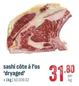 Horeca totaal Sashi côte à l'os 'dryaged' aanbieding