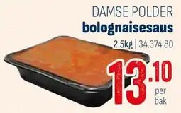 Horeca totaal Damse polder bolognaisesaus aanbieding