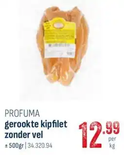 Horeca totaal Profuma gerookte kipfilet zonder vel aanbieding