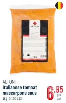 Horeca totaal Altoni italiaanse tomaat mascarpone saus aanbieding
