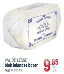 Horeca totaal Val de lesse blok inlandse boter aanbieding