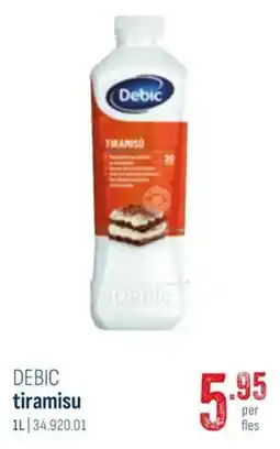 Horeca totaal Debic tiramisu aanbieding