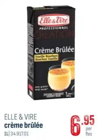 Horeca totaal Elle & vire crème brûlée aanbieding