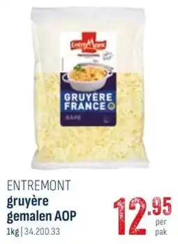 Horeca totaal Entremont gruyère gemalen aop aanbieding