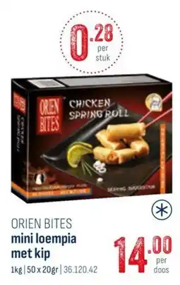Horeca totaal Orien bites mini loempia met kip aanbieding
