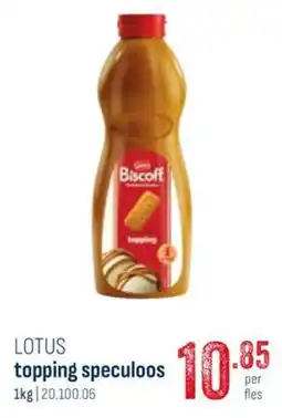 Horeca totaal Lotus topping speculoos aanbieding