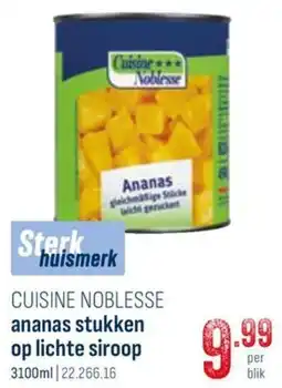 Horeca totaal Cuisine noblesse ananas stukken op lichte siroop aanbieding