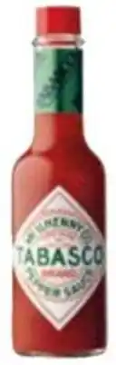 Horeca totaal Tabasco rode pepersaus aanbieding