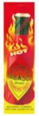 Horeca totaal Tabasco habanero / extra pikant aanbieding