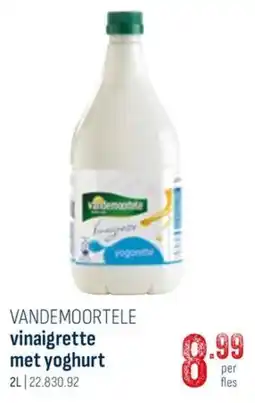 Horeca totaal Vandemoortele vinaigrette met yoghurt aanbieding