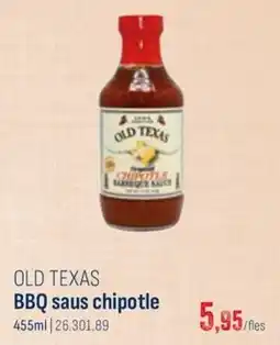 Horeca totaal Old texas bbq saus chipotle aanbieding
