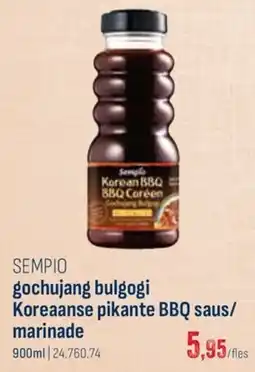 Horeca totaal Sempio gochujang bulgogi koreaanse pikante bbq saus / marinade aanbieding