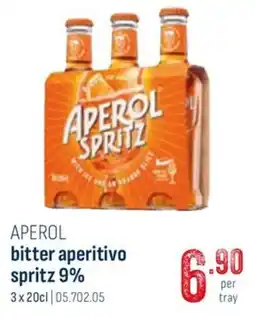 Horeca totaal Aperol bitter aperitivo spritz 9% aanbieding