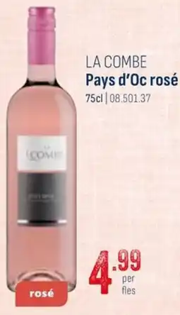 Horeca totaal La combe pays d'oc rosé aanbieding
