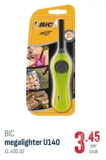 Horeca totaal BIC megalighter U140 aanbieding