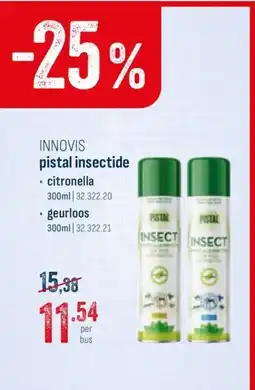 Horeca totaal Innovis pistal insectide aanbieding