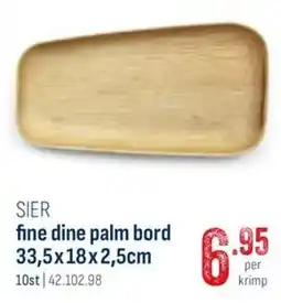 Horeca totaal Sier fine dine palm aanbieding