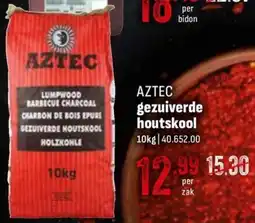 Horeca totaal Aztec gezuiverde houtskoo aanbieding
