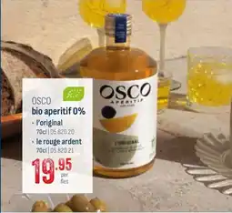 Horeca totaal Osco bio aperitif 0% aanbieding