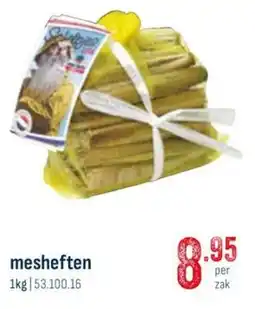 Horeca totaal Mesheften aanbieding