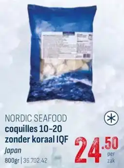 Horeca totaal Nordic seafood coquilles 10-20 zonder koraal iqf aanbieding