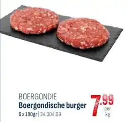 Horeca totaal Boergondie boergondische burger aanbieding