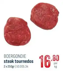 Horeca totaal Boergondie steak tournedos aanbieding