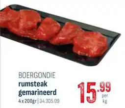 Horeca totaal Boergondie rumsteak gemarineerd aanbieding