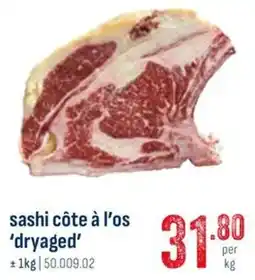 Horeca totaal Sashi côte à l'os 'dryaged' aanbieding