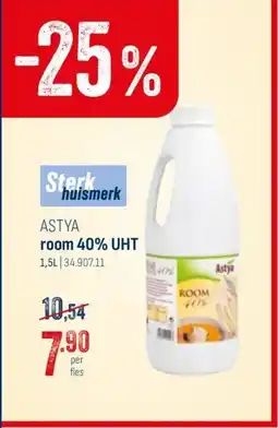 Horeca totaal Astya room 40% uht aanbieding