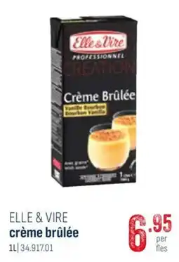 Horeca totaal Elle & vire crème brûlée aanbieding