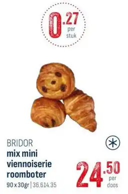 Horeca totaal Bridor mix mini viennoiserie roomboter aanbieding