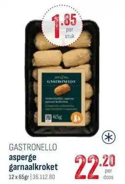 Horeca totaal Gastronello asperge garnaalkroket aanbieding