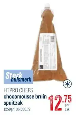 Horeca totaal Htpro chefs chocomousse bruin spuitzak aanbieding